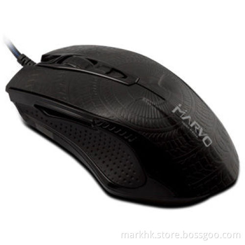 5D Optical Mouse with 135cm Cable Length, Available in 800/1,600/2,400/3,200DPI Resolutions